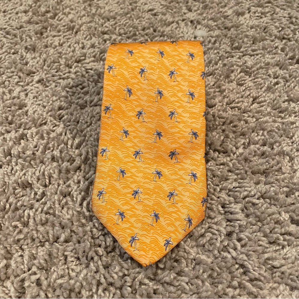 Tommy Hilfiger tropical tie orange